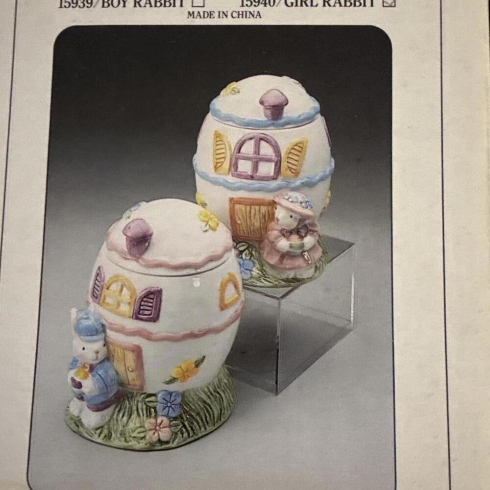 🐰‎ Cottage Egg Bunny Box – Girl Rabbit